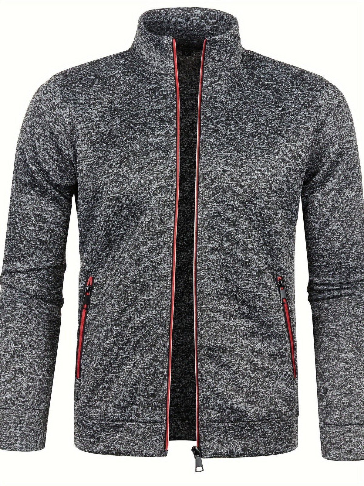Comfortable men's zip-up cardigan - Warm and versatile