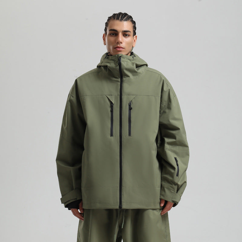 Veste de Ski Imperméable et Respirante pour Homme – Manteau d’Hiver à Capuche pour la Neige