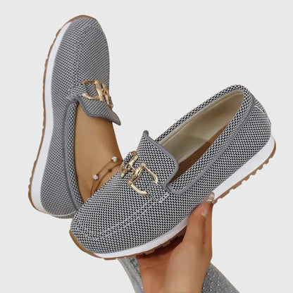 Mocassins femme confort à soutien intégré – Chaussures plates élégantes semelle souple pour un maintien quotidien