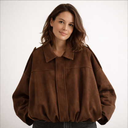 Giacca bomber oversize da donna - Casual chic e facile da indossare