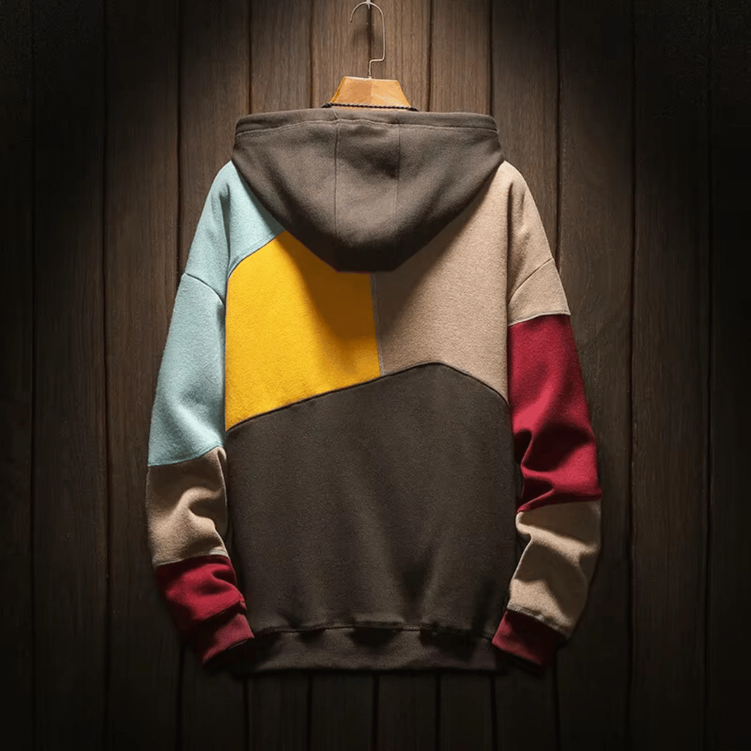 Sweat à Capuche Coloré Moderne et Stylé pour Homme