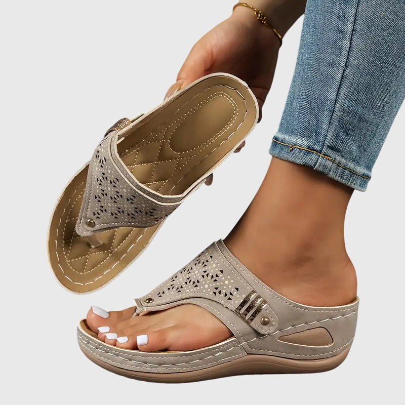 Sandales femme confort a semelle soutenante - Pratiques et legeres