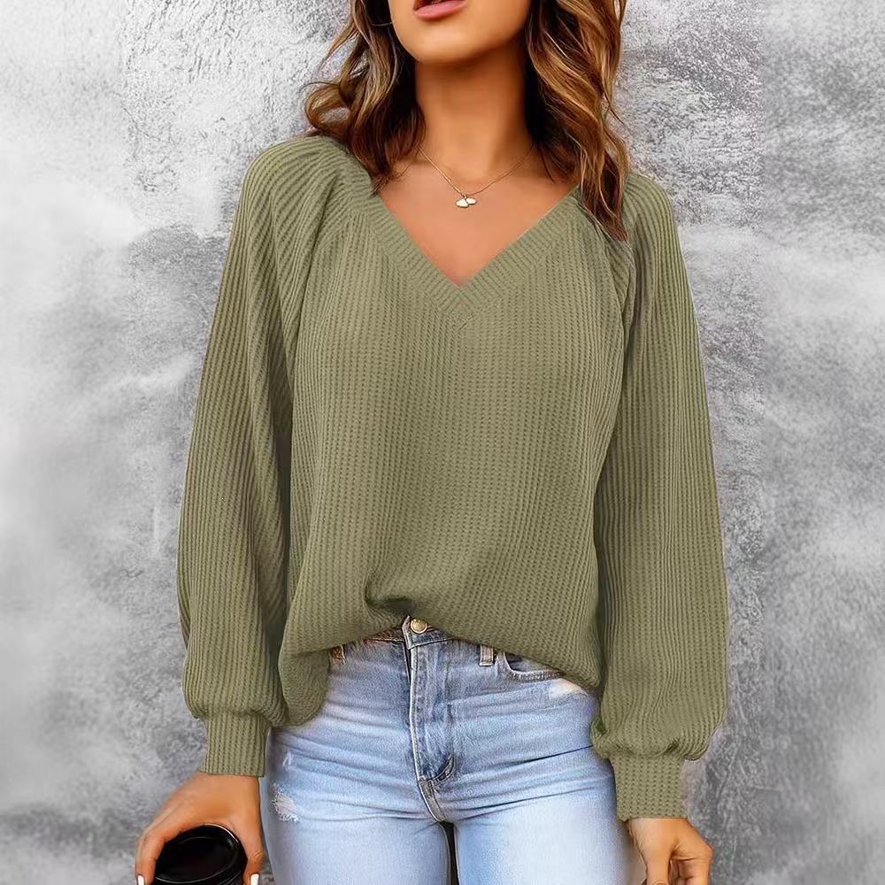 Women's loose-knit sweater - Casual and comfortable
