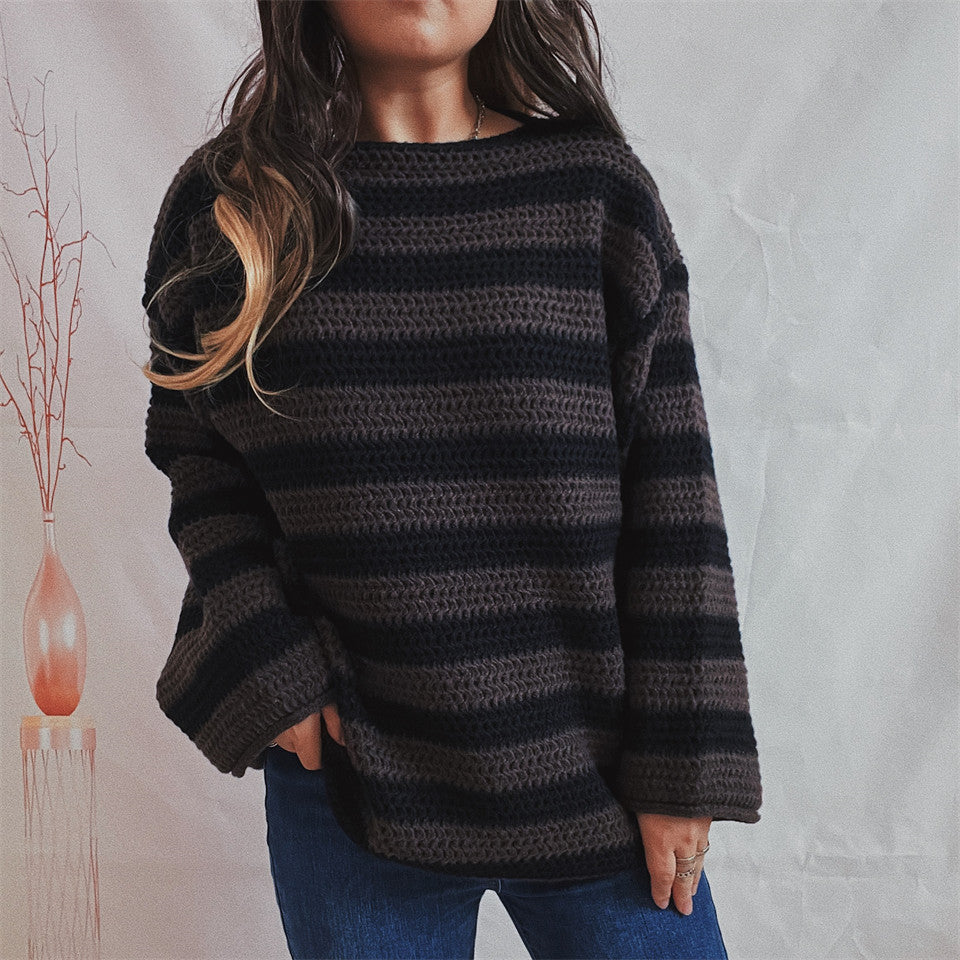 Women's soft wool-effect sweater - Comfortable and cozy