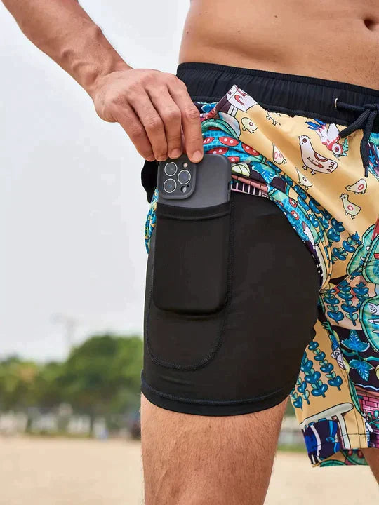 Men's summer swim shorts - Light and comfortable