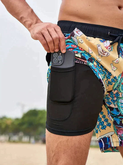 Men's summer swim shorts - Light and comfortable