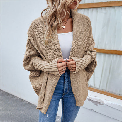 Gilet en maille ample pour femme