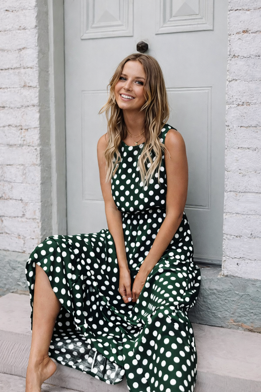 Robe femme à pois – Coupe féminine et style vintage chic