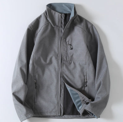 Veste Softshell Utilitaire d’Extérieur pour Homme – Veste Zippée Décontractée Premium
