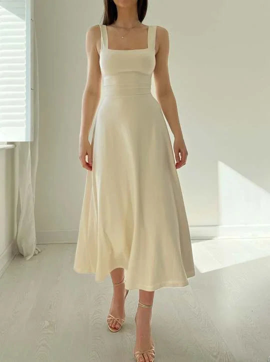 Robe midi réversible femme en bambou biologique – Robe confortable avec poches