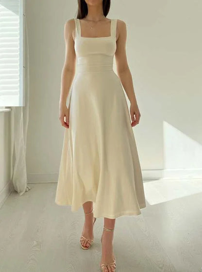 Robe midi réversible femme en bambou biologique – Robe confortable avec poches