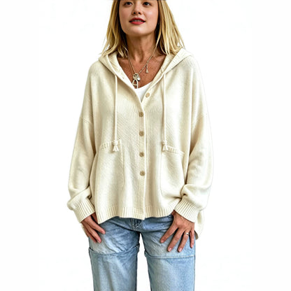 Top corto da donna con cappuccio e coulisse - Sportivo e casual