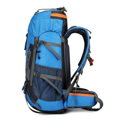 Sac à dos de randonnée étanche 60L – Grand sac extérieur pour camping, trekking et voyage