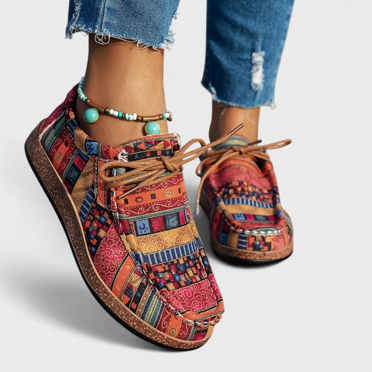 Baskets Colorées Légères pour Femme – Chaussures à Lacets Confortables