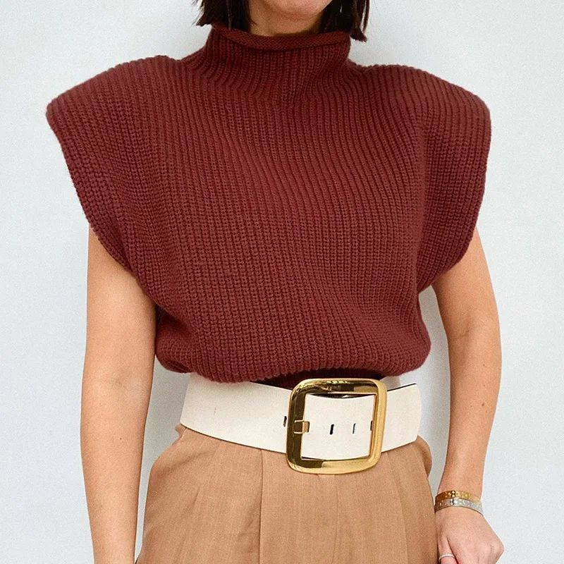 T-shirt da donna a collo alto - Leggera e casual
