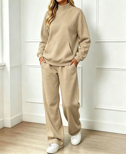 Ensemble sweat femme col montant - Confortable et coordonne
