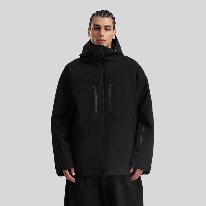 Veste de Ski Imperméable et Respirante pour Homme – Manteau d’Hiver à Capuche pour la Neige