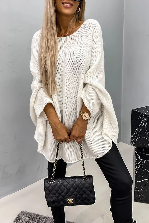 Maglione elegante da donna con scollo rotondo - Morbido e raffinato