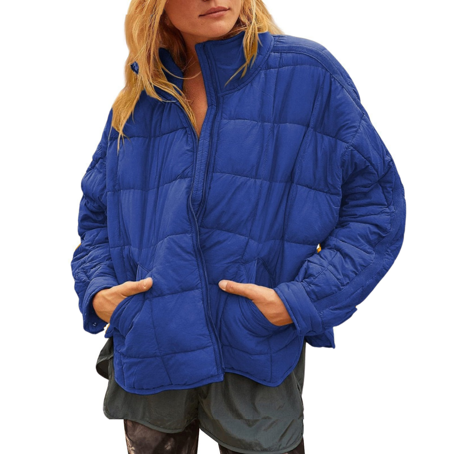 Veste matelassée légère zippée pour femme