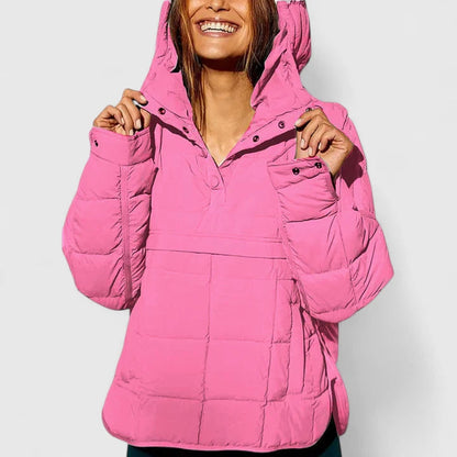 Veste Femme Oversize Puffer Imperméable Chaude Élégante