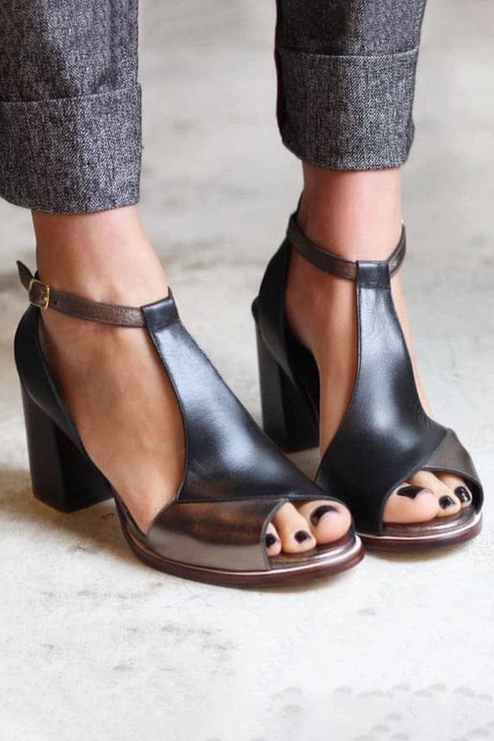 Escarpins femme modernes a bride - Elegants et stables