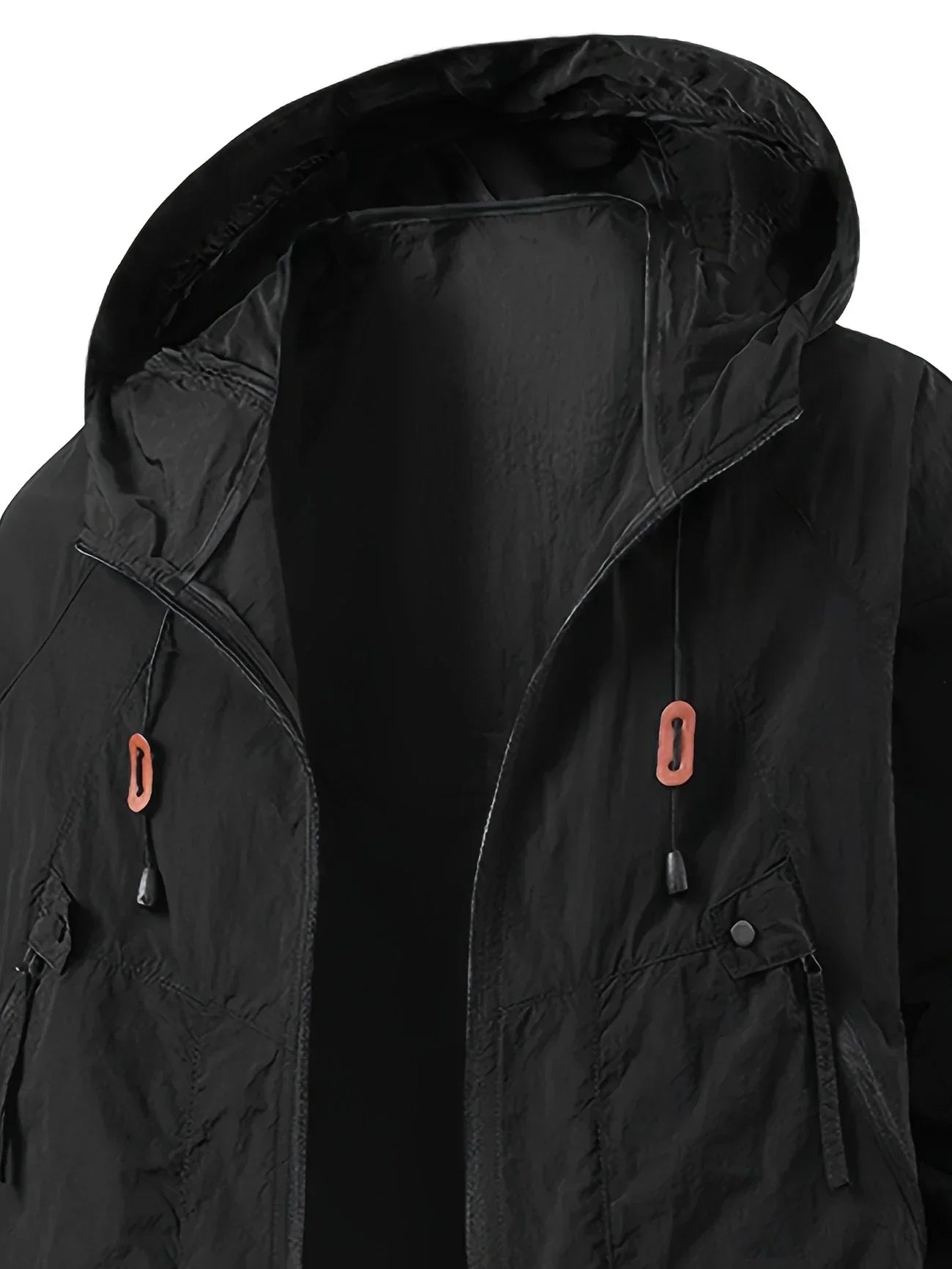 Veste à Capuche Outdoor Homme – Coupe-Vent Légère Premium
