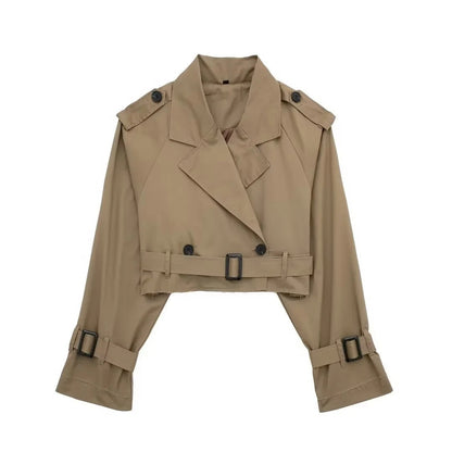 Trench Court Femme