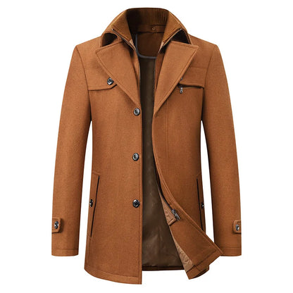 Cappotto Uomo Premium Impermeabile – Giacca Invernale Strutturata ed Elegante
