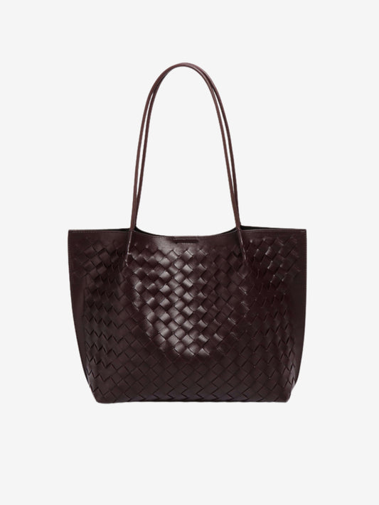 Women’s braided tote bag for everyday use – Spacious and elegant