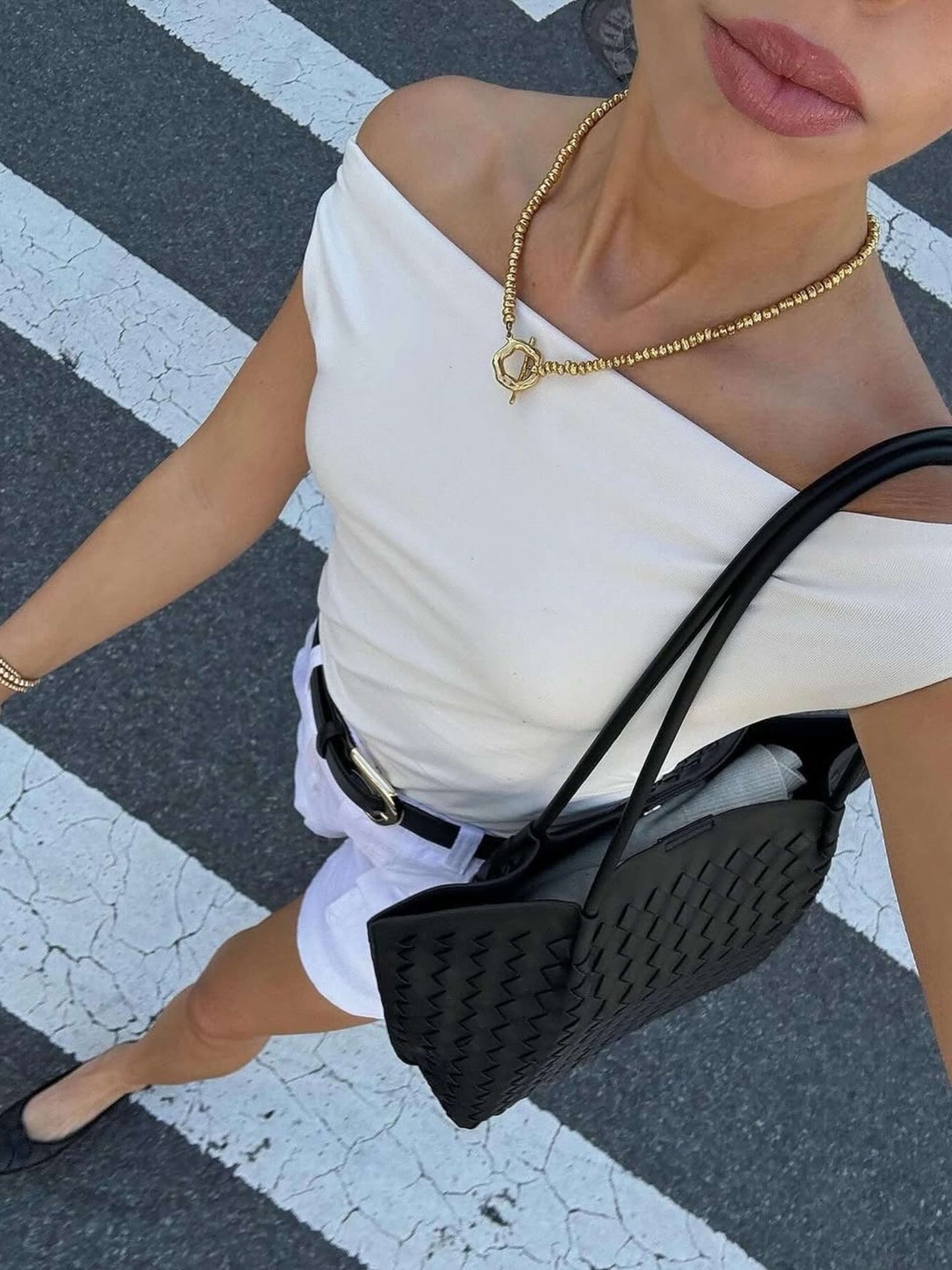 Sac cabas tresse femme pour la journee - Spacieux et elegant