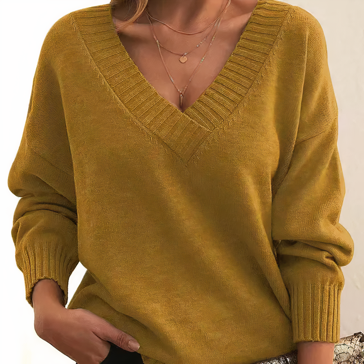 Pull en confortable à la mode pour femmes - automne