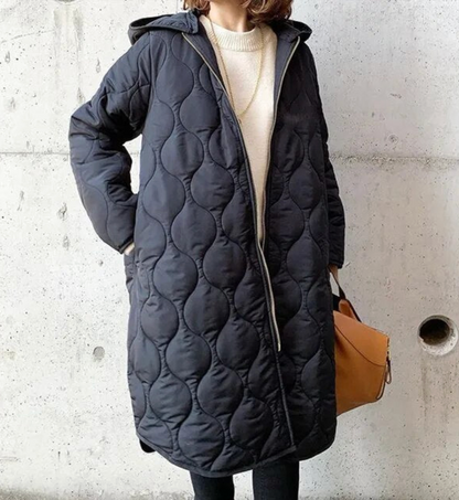 Veste Matelassée à Capuche d’Hiver pour Femme