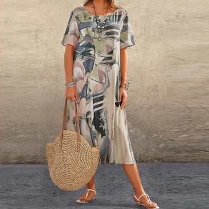 Tunique femme ample et confortable – Robe fluide décontractée