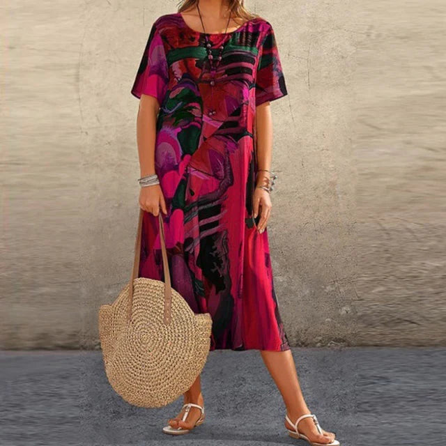 Tunique femme ample et confortable – Robe fluide décontractée