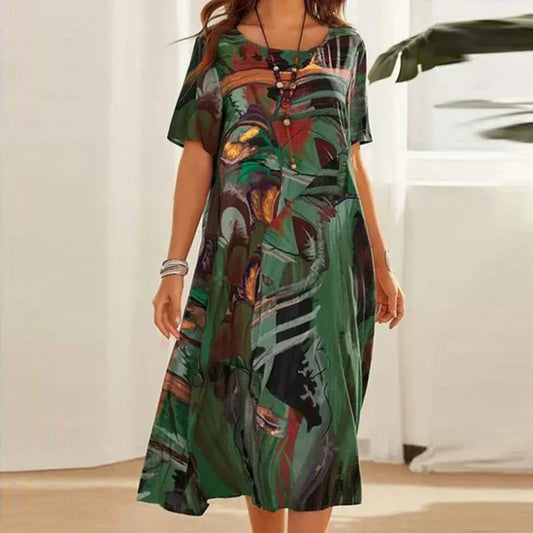 Loose and comfortable women's tunic – Casual flowy dress