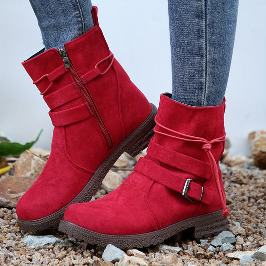 Bottes pour femmes en cuir confortables