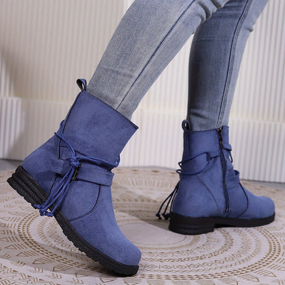 Bottes pour femmes en cuir confortables