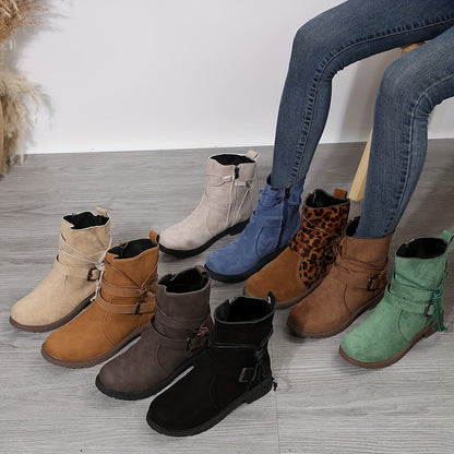 Bottes pour femmes en cuir confortables