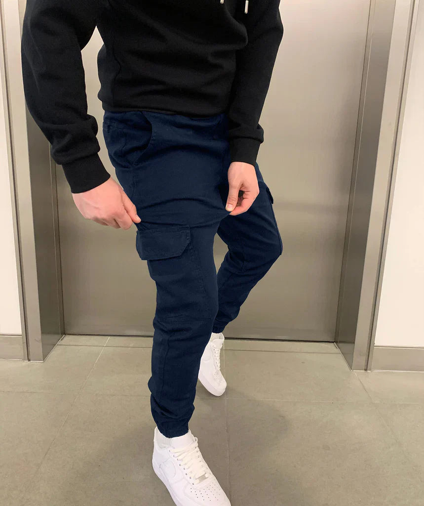 Pantalon Jogger Cargo Homme Premium Ajusté – Style et Confort