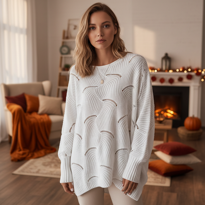 Jersey asimétrico para mujer - Moderno y cómodo
