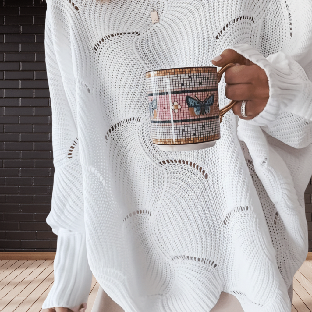 Jersey asimétrico para mujer - Moderno y cómodo