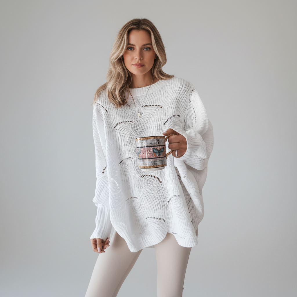 Jersey asimétrico para mujer - Moderno y cómodo