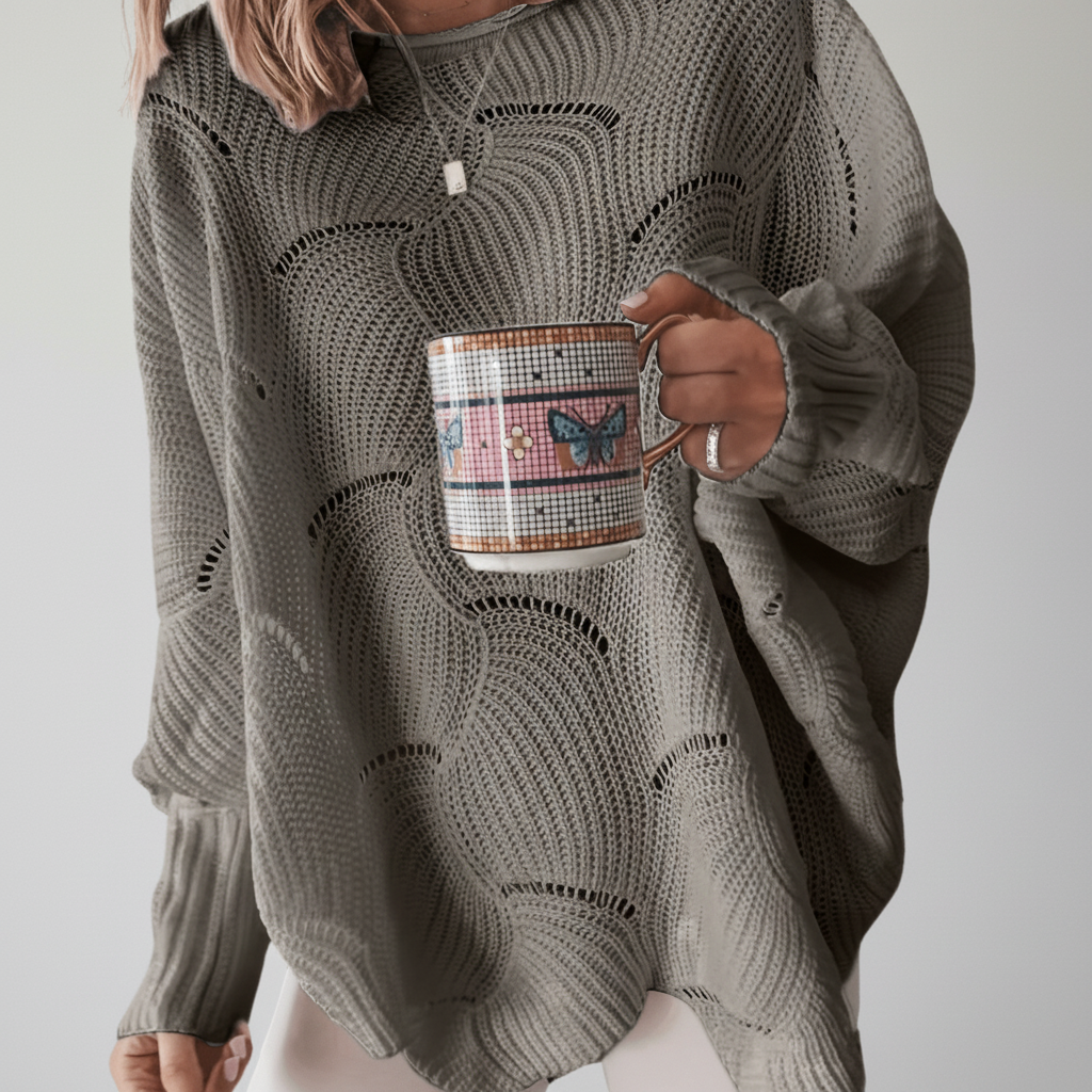 Jersey asimétrico para mujer - Moderno y cómodo