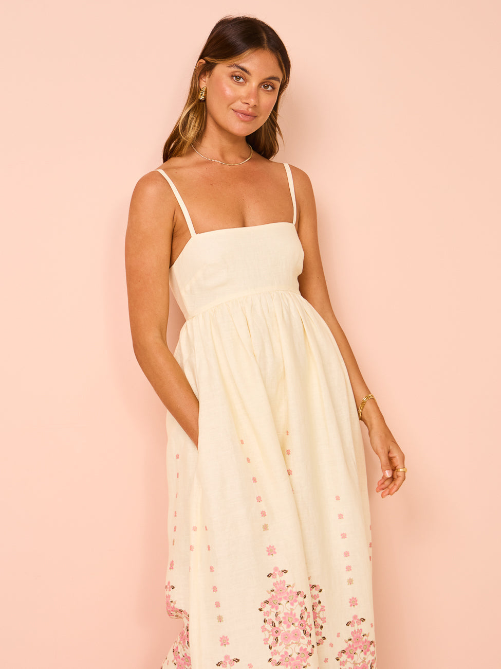 Robe longue fleurie femme - Legere et estivale