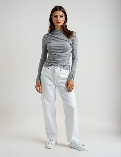 Blouse Femme Élégante en Stretch – Haut Décontracté et Confortable