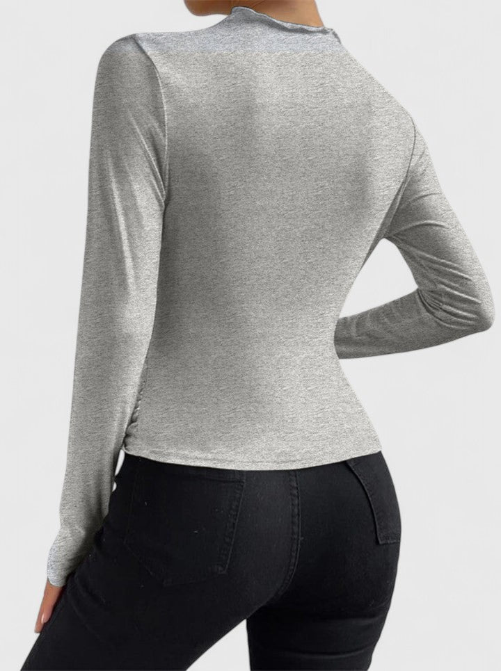 Blouse Femme Élégante en Stretch – Haut Décontracté et Confortable