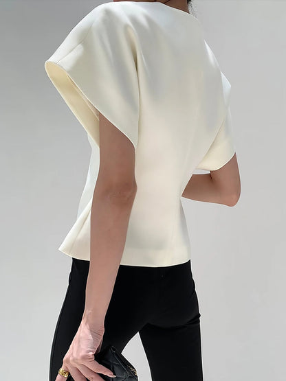 Top da donna con scollo a V elegante - Fluido e raffinato