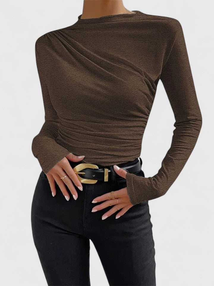 Blouse Femme Élégante en Stretch – Haut Décontracté et Confortable