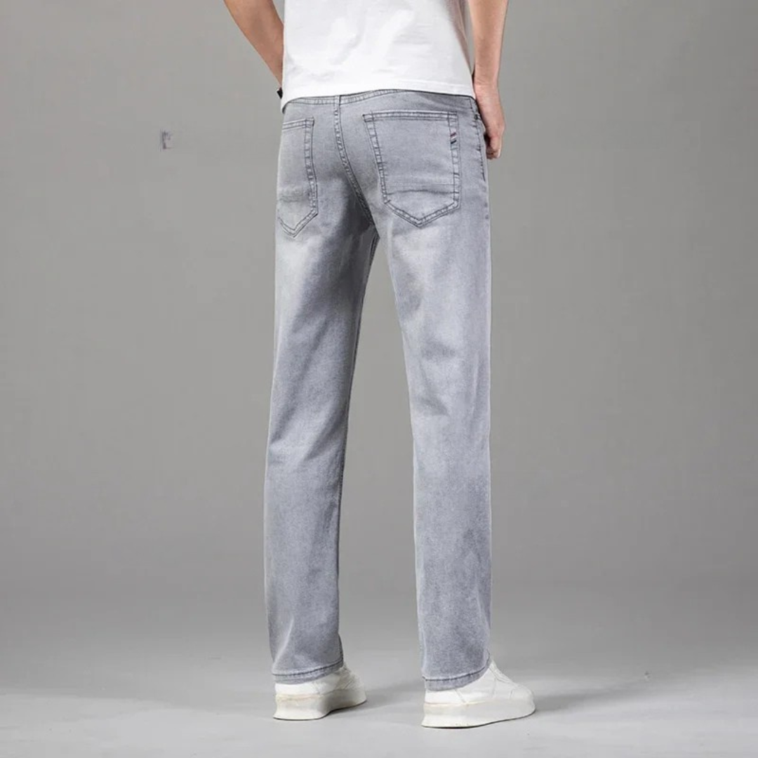 Jean Homme Premium Résistant Coupe Droite Ajustée – Denim Quotidien