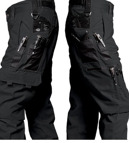 Pantalon tactique durable confortable élégant premium homme – Pantalon utilitaire respirant extensible avec multiples poches travail plein air